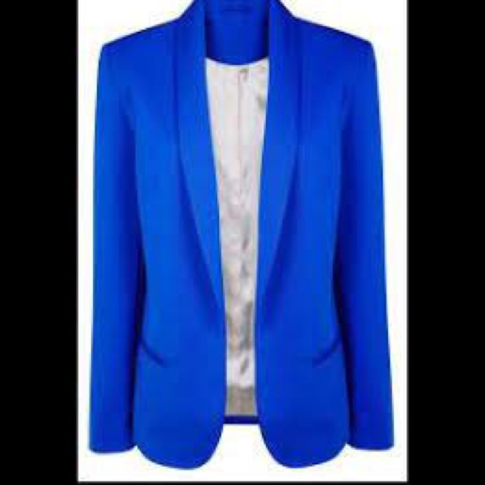 SEDUCTION | Cobalt blue Collared Blazer